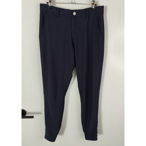 Primo Pants Mens (29x28) Navy Blue & Gray Jogger Ankle Zip Golf Lot of 2 - Picture 2 of 8
